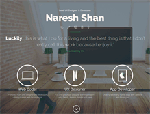 Tablet Screenshot of naresh-shan.com